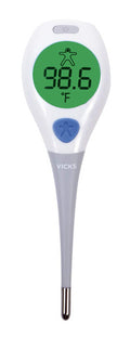 Vicks RapidRead Digital Thermometer Accurate, Color Coded Readings in 2 Seconds - Digital Thermometer for Oral, Rectal or Under Arm Use