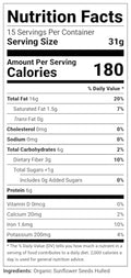 Terrasoul Superfoods Organic Hulled Sunflower Seeds 16oz Hulled Fresh Vitamin E