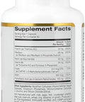 California Gold Nutrition Vitamin B Complex Thiamin B1 Riboflavin B2 Niacin B3 Pyridoxine B6 Biotin B7 Pantothenic Acid B5 And Pro Folate B9 Gluten Non Gmo 60 Veggie Capsules