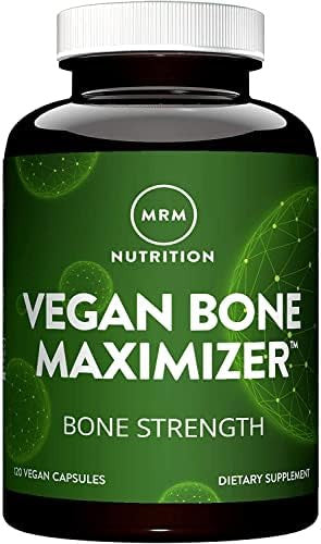 Mrm Nutrition Vegan Bone Maximizer Bone Strength + Density Organic Algae With Vitamin K2 + D3 Clinically Proven Antiaging Nutrition Gluten 30 Servings