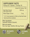 HERBAMAMA Sea Moss and Beet Root Kit Bundle of 1600 mg Sea Moss with Bladderwrack and 21: 1 Concentrate Beet Root Capsules Vegan NonGMO GelatinFree 2 Pack
