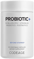 Codeage Probiotic+ 50 Billion Cfu Supplement 30 Capsules