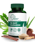 Dr Vitamin Solutions 15 Day Colon Cleanse & Detox For Women And Men Gut Cleanse With Senna Aloe Vera Psyllium Husk & Probiotics Bloating Constipation Relief Gentle Vegan Non-Gmo 15 Capsules - Dr Vitamin Solutions
