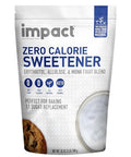 Impact Allulose, White Monk Fruit & Erythritol Sweetener Blend - Gluten Free, Zero Calories, Keto, Vegan, Non-GMO - 1 is to 1 Sugar Substitute - 2lbs