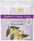 Aura Cacia Euphoric Ylang Ylang Aromatherapy Mineral Bath 2.5 oz. Packet