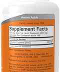 Now Supplements Nac (Nacetyl Cysteine) 600 Mg Pure Powder Radical Protection Cellular Health Immune System Function 4Ounce (113 G)