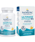 Nordic Naturals Ultimate Omega Mini D3 Lemon Flavor - 60 Mini Soft Gels - 1120 Mg Omega-3 1000 Iu Vitamin D3 - Epa & Dha - Promotes Brain & Heart Health 30 Servings