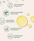 Micro Ingredients Black Seed Oil Organic Cold Pressed 16 Fl Oz Rich In Thymoquinone & Omega 3 6 9 Unrefined From Nigella Sativa Seeds Immune Hair & Skin Support Non-Gmo 3 Months Supply