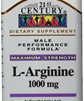 21St Century Larginine 1000 Mg Tablets 100Count (Pack Of 3)