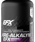 Efx Sports Krealkalyn Efxph Correct Creatine Monohydrate Pill Supplementstrength Muscle Growth and Performance120 Servings 240 Capsules