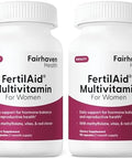 Fairhaven Health Fertilaid For Women Prenatal Vitamin Fertility Supplements For Women Conception For Her With Vitex And Folate Support Cycle Regularity And Ovulation 90 Capsules