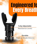 Fit Fusion Labs Endurance Trainer Adjustable Breathing Resistance Trainer For Wellness Stamina & Performance Compact Silicone Trainer For Fitness & Daily Use