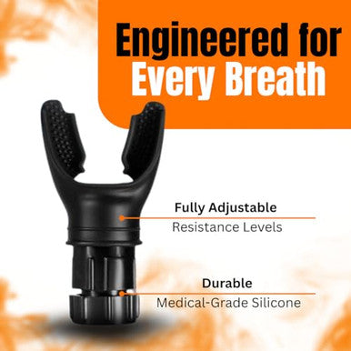Fit Fusion Labs Endurance Trainer Adjustable Breathing Resistance Trainer For Wellness Stamina & Performance Compact Silicone Trainer For Fitness & Daily Use