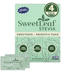 SweetLeaf Stevia Powder Sweetener, Sugar Free - 70 Packets (4 Pack) | Zero Calorie Sweetener No Erythritol, Stevia Leaf Extract, Natural Sugar Substitute for Coffee & Baking, Prebiotic Fiber