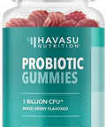 Probiotic Gummies For Digestive Support And Gut Health 1 Billion Cfu Bacillus Coagulans 60 Count Shelf Stable Nongmo Gluten And Vegetarian 2 Month Supply Mixed Berry Flavor