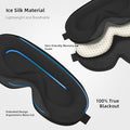 Anpkec Sleep Mask3D Contoured Sleeping Mask99% Light Blocking Eye Mask Zero Eye Pressure Cup Blindfold For Men Women With Adjustable Strap For Sleeping YogaTraveling(Black)