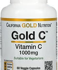 California Gold Nutrition Gold C Usp Grade Vitamin C Supplement Immune Support & Seasonal Wellness Vegetarian Friendly Gluten Nongmo 1000 Mg 60 Veggie Capsules 3 Pack