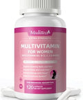 Mulittea Multivitamin For Women 18+ Daily Women Multivitamin W/Biotin 10000Mcg Vitamin A C D E & More For Hair Skin And Nails Methylated B9B12 For Energy & Focus 120 Ct