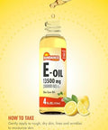 Sundance Vitamin EOil for Skin 13500 mg (30000 IU) 4 Fluid Ounces Lemon Scented NonGMO and Gluten Free Supplement