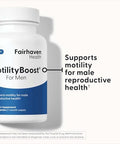 Fairhaven Health Motilityboost For Men Prenatal Male Fertility Supplement For Motility Strength Preconception For Him Includes Lcarnitine Vitamin B12 B6 Coq10 And Quercetin 60 Capsules