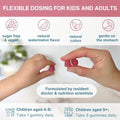 Igennus High Absorption Magnesium Citrate Gummies with LTheanine and B6 Calm and Nervous System Support for Adults and Kids SugarFree Clean Ingredients and Vegan Watermelon Flavor 4590 Servings