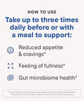 Dailynouri Feelfull Prebiotic Fiber Drink Mix Supports Natural Fullness Appetite & Cravings Control Gut & Metabolic Health Oligofructose Glucomannan & Chromium 30 Stick Packs