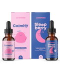 JoySpring Magnesium Citrate and SleepBerry Melatonin Liquid for Kids