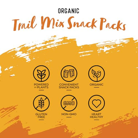 Nature's Garden Organic Trail Mix Snack Packs - Trail Mix Variety, Energy Boosting, Heart Healthy, Omega-3 Rich, Cranberries, Pumpkin Seeds, Individual Packs, Family - 1.2 Oz Bags (48 Individual Servings)