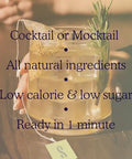 SAYSO Skinny Cardamom Paloma & Honey Rosemary Moscow Mule Cocktail Tea Bags - Mixers Bundle | Organic, Low-calorie & Low Sugar - 2x 8 count