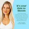 Bloom Daily Hydration Electrolyte Powder Packets with Collagen 5g Protein Electrolytes Vitamins and Minerals Sugar Free Drink Mix Rocket Blast 5 Count