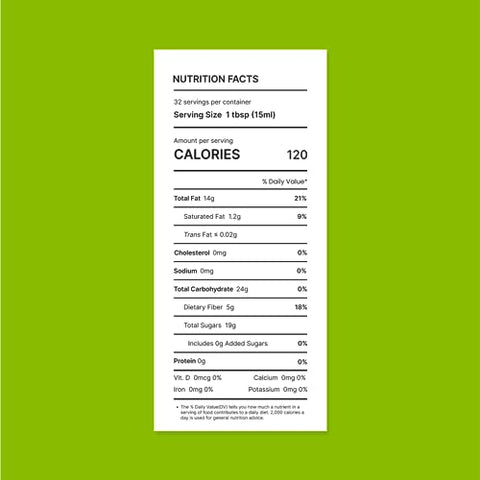 IOS Natural 100% Pure Avocado Oil 17oz, High-Heat Cooking, Frying, Baking, Homemade Sauces, Dressings and Marinades