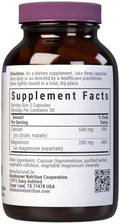 Bluebonnet Nutrition Calcium & Magnesium Bone Health Nongmo Vegan Kosher Gluten Soy 90 Vegetable Capsules 30 Servings