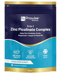 5in1 Zinc Picolinate Complex 50 mg 365 Vegan High Strength Tablets Added with Copper and Vitamin B6 6 Months' Supply Made in UK by Prowise