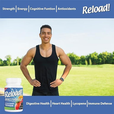 For Men, All Natural, Multivitamin, Multimineral, And Antioxidant, With 24 Fruits And Vegetables 1 Month Supply.