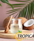 Tropical Goodness Organic Liquid Coconut Oil 16oz ÃƒÂ¢Ã¢â€šÂ¬Ã¢â‚¬Å“ Glass Jar - No Plastic, Cold Pressed, Non-GMO, Gluten-Free, for Cooking, Baking, Skin & Hair