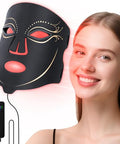 Morfone Red Light Therapy For Face 4 Modes Led Face Mask Light Therapy With Timing Function Near-Infrared 850Nm Red Light Therapy For Home Use For Women Girls
