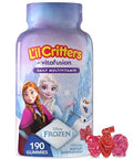 Lil Critters Disney Frozen Kids Multivitamin Gummies 190 Count Gummy with Vitamin A B C D E Fruit Flavors Essential Nutrients Gluten and DairyFree Daily Children's Daily Supplement