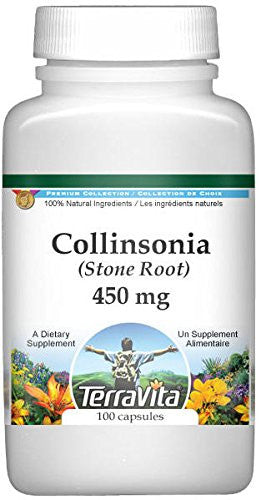 Terravita Collinsonia (Stone Root) 450 Mg (100 Capsules, Zin: 510769)