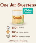 Cravely Stevia con Yacon Root Powder | Prebiotic Sweetener | 266 Servings