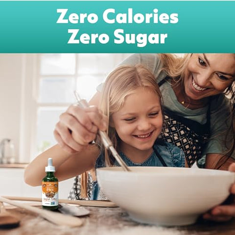 SweetLeaf Sweet Drops Flavored Stevia Liquid Sweetener Organic Stevia Extract Zero Calorie Keto Friendly Non GMO Natural Flavor Sugar Alternative Caramel 4 Fl Oz (Pack of 1)