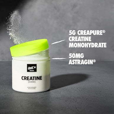 Ghost Basics Creatine Monohydrate Powder For Men & Women 5G Creapure Creatine Workout Supplement For Muscle Gain Vegan Soy & Gluten 50 Servings
