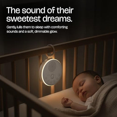 Cymrix White Noise Machine For Baby & Adults With 21 Relaxing Sounds & Adjustable Night Light Rechargeable & Portable Sleep Aid For Home & Travel