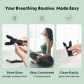 Bodyssey Breathing Enhancer | Premium Silicone Trainer | Boost Breathing Efficiency | Adjustable Resistance Levels | Compact Portable And Easy To Maintain