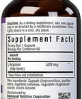Bluebonnet Nutrition Larginine 500Mg Form Amino Acid Nitric Oxide Precursor Soy Gluten Nongmo Kosher 50 Vegetable Capsules 50 Servings