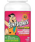 Flintstones Vitamins Chewable Kids Multivitamin With + Extra Iron For Toddler & Kid With Vitamin C D Vitamin B12 160 Count (Packaging Will Vary)