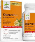 Terry Naturally Quercetin With Vitamin C Enhanced Absorption Quercetin Supplement For Immune Support & Cellular Health Respiratory Supplement For Sinus & Lung Health 60 Capsules