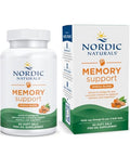 Nordic Naturals Memory Support With Curcumin - 60 Soft Gels - 1000 Mg Omega-3 400 Mg Optimized Curcumin - Memory Cognition - Contains Phosphatidylcholine & Huperzine A - Non-Gmo 30 Servings
