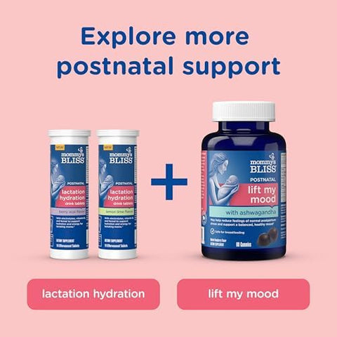 Mommys Bliss Postnatal Support Reset My Body Gummies with Biotin and Collagen Supports Postpartum Energy Healing and Joint Health + Hair Skin and Nails Health Gluten 60 Gummies (30 Servings)