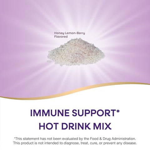 Nature'S Way Sambucus Elderberry Hot Drink Mix With Vitamin C And Echinacea Immune Support Honey Lemon-Berry Flavored 10 Packets (Packaging May Vary)
