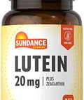 Sundance Lutein 20Mg 30 Softgels With Zeaxanthin Nongmo And Gluten Supplement